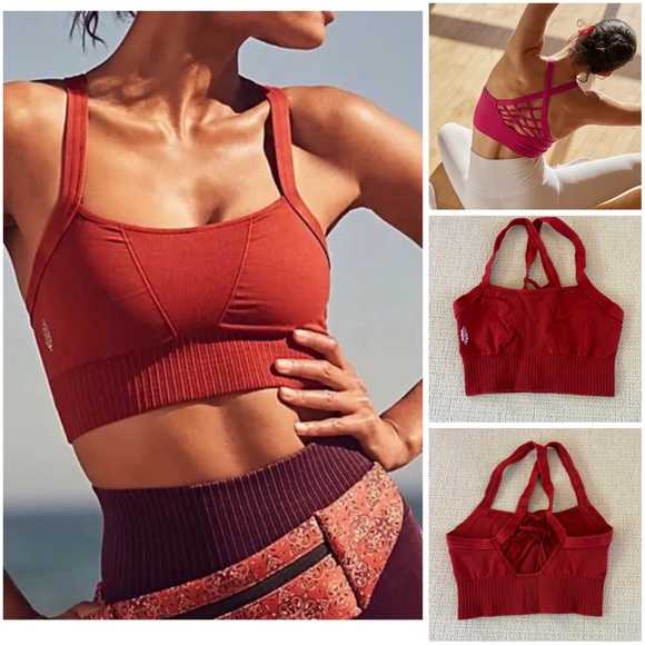 Free People Other - Free People Strappy Back Good Karma Bra XS/S
